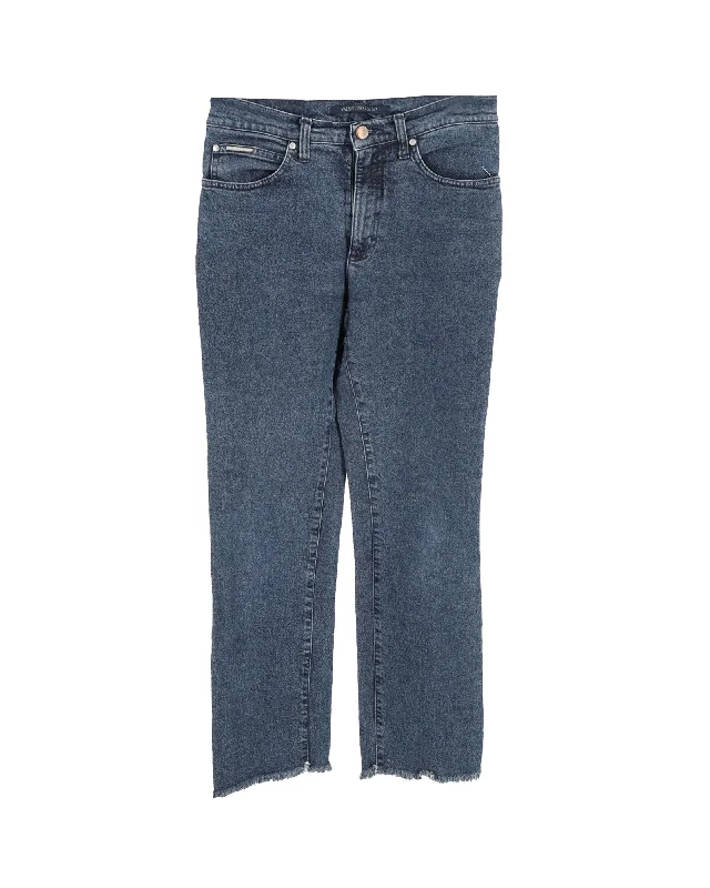 Valentino Boyfriend Jeans in Blue Denim