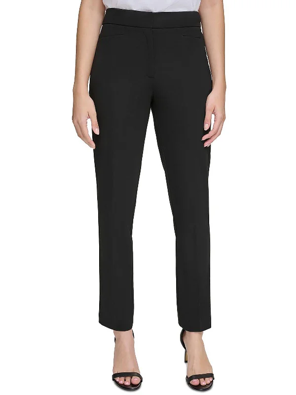 Womens High Rise Workwear Ankle Pants