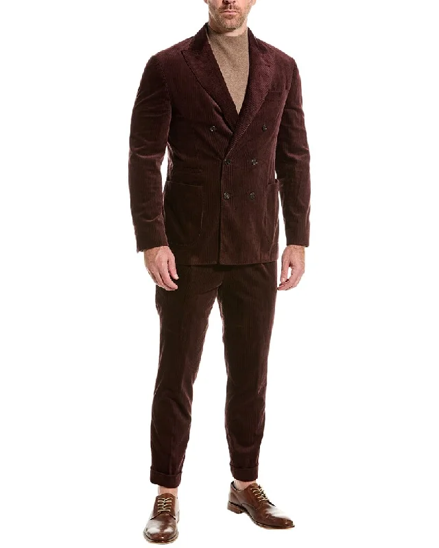 Brunello Cucinelli 2pc Corduroy Suit