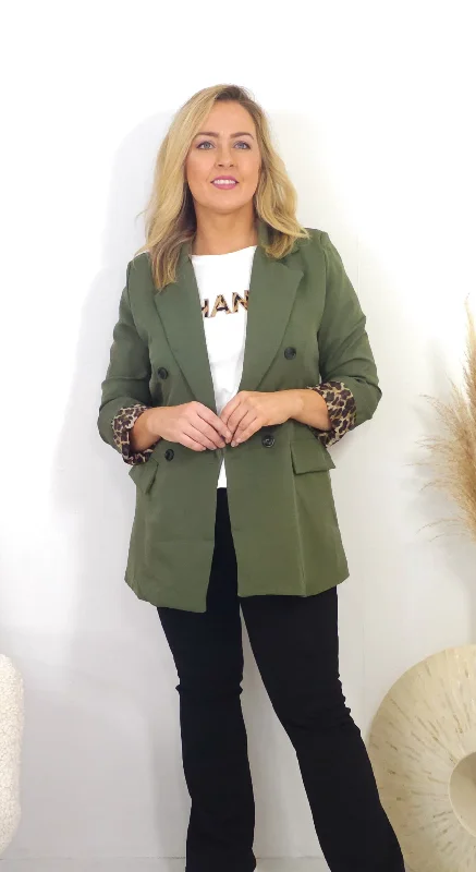 Charleen Khaki Blazer