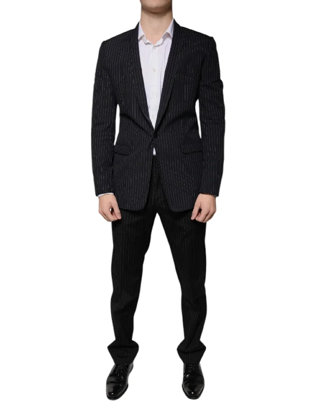 Dolce & Gabbana  Stripe Single Breasted Formal Men's Suit