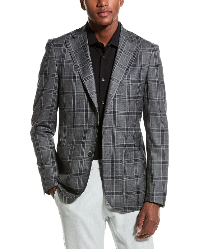 Zanetti Wool Suit Jacket